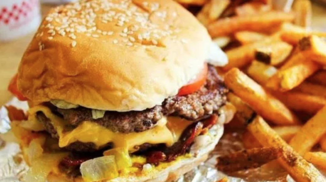 Five Guys Cheeseburger Calories