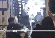 Rioters hijack arrested female protester from ambulance, assault police officers with bricks and objects before 3 warning shots fired