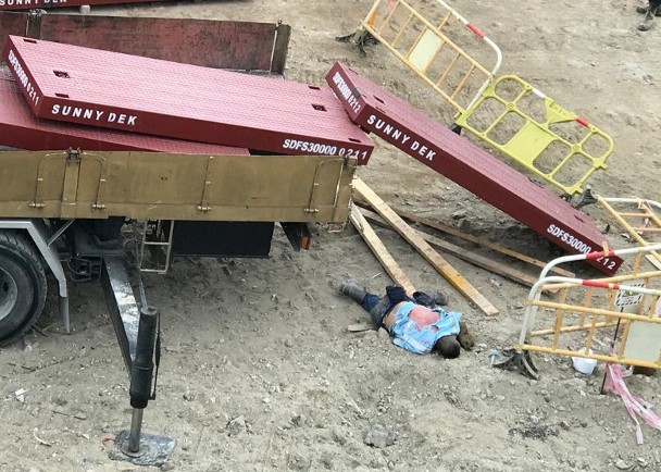 Male worker at Kai Tak construction site dies after being hit by a hook ...