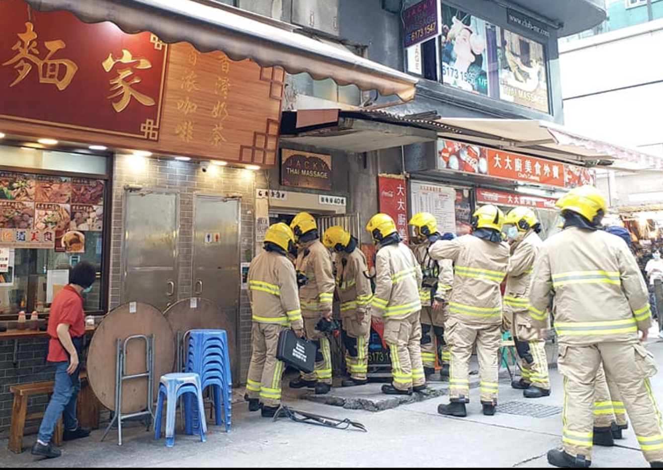 Thai massage parlour in Causeway Bay catches fire Dimsum Daily