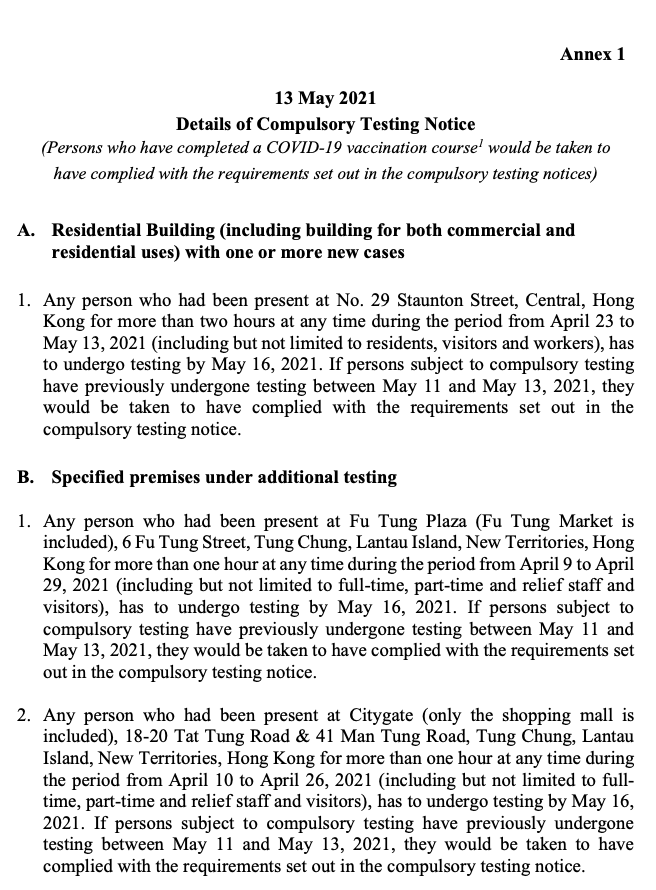 Persons present at 25 premises including 25, Staunton St to undergo ...