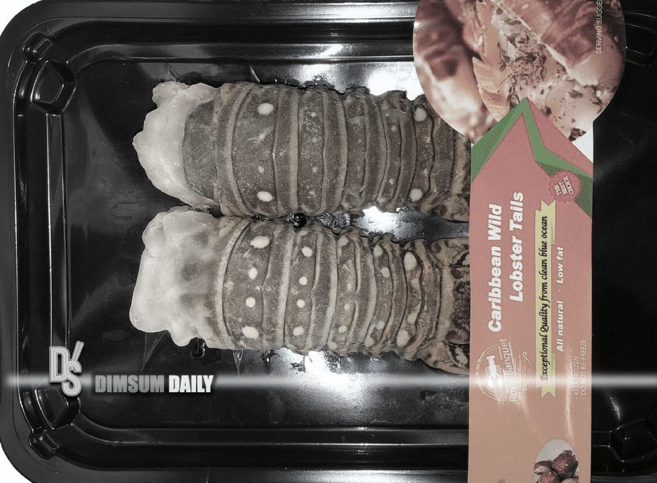 Prepackaged frozen lobster sample detected with excessive preservative