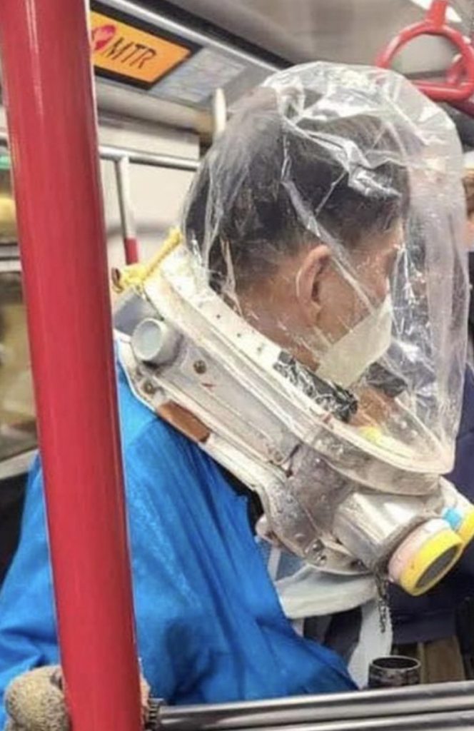 Citizens resort to creative protective gear in response to call by govt ...