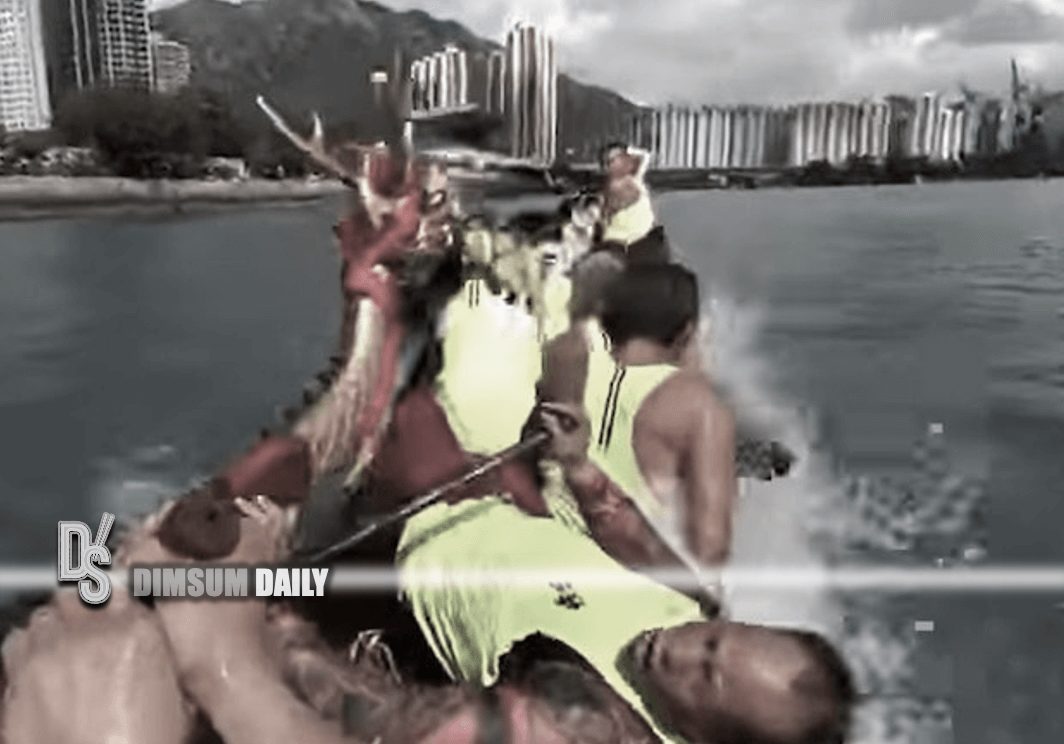 Male paddler swears incessantly at competitors on another boat during ...
