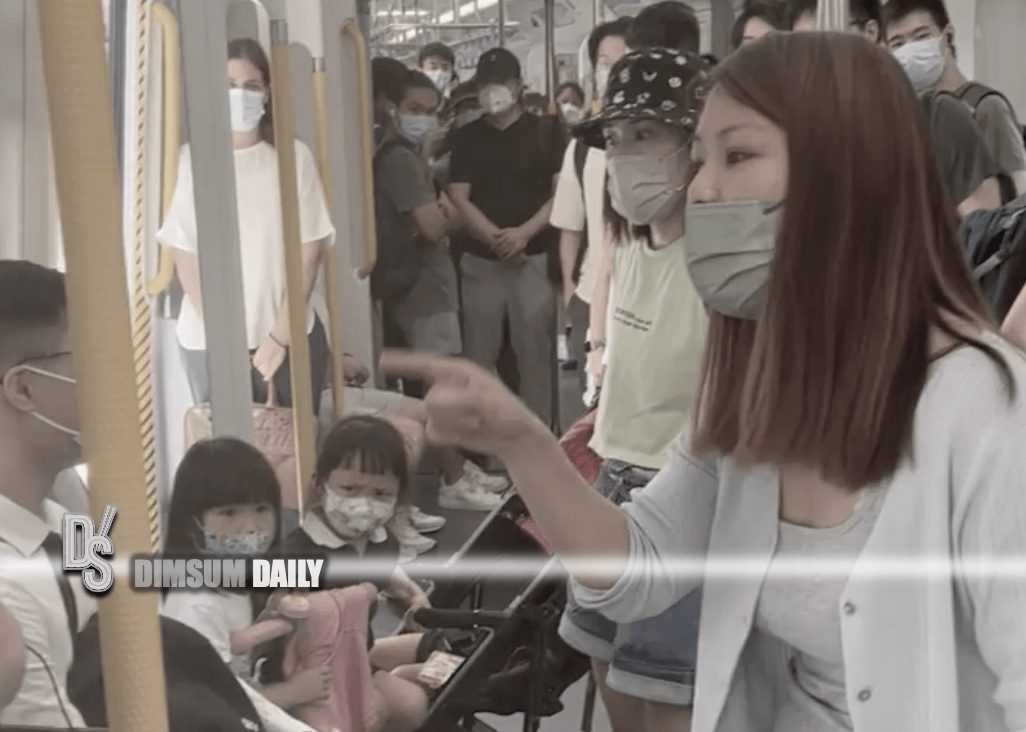 2 women argue with male passenger on MTR train after he refused to give ...