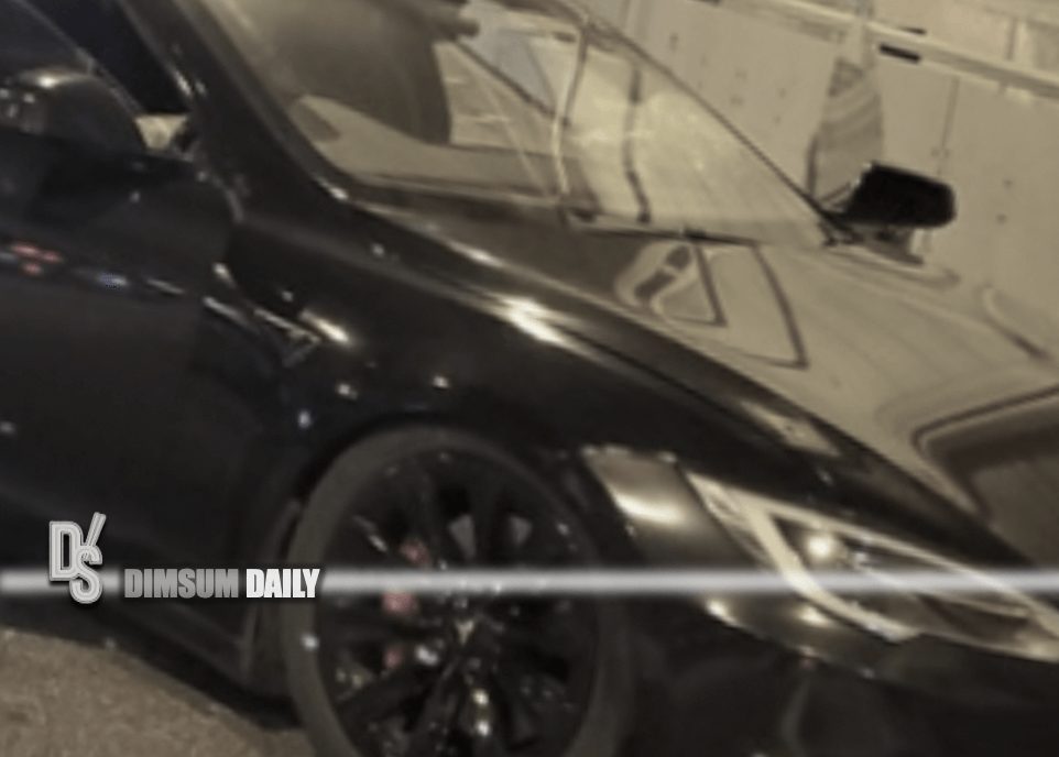 38-year-old male driver dies after crashing his Tesla car on Tuen Mun ...