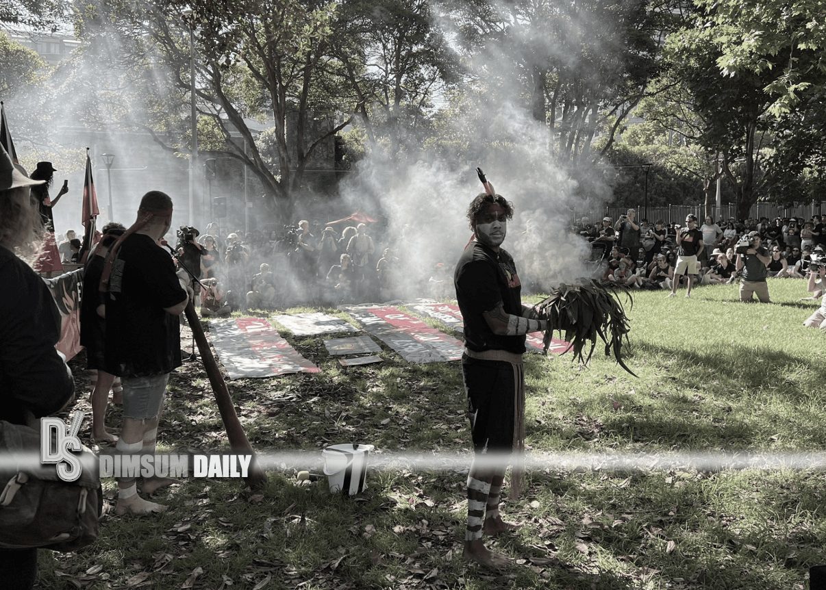 Tens of thousands rally to protest against Australia Day - Dimsum Daily