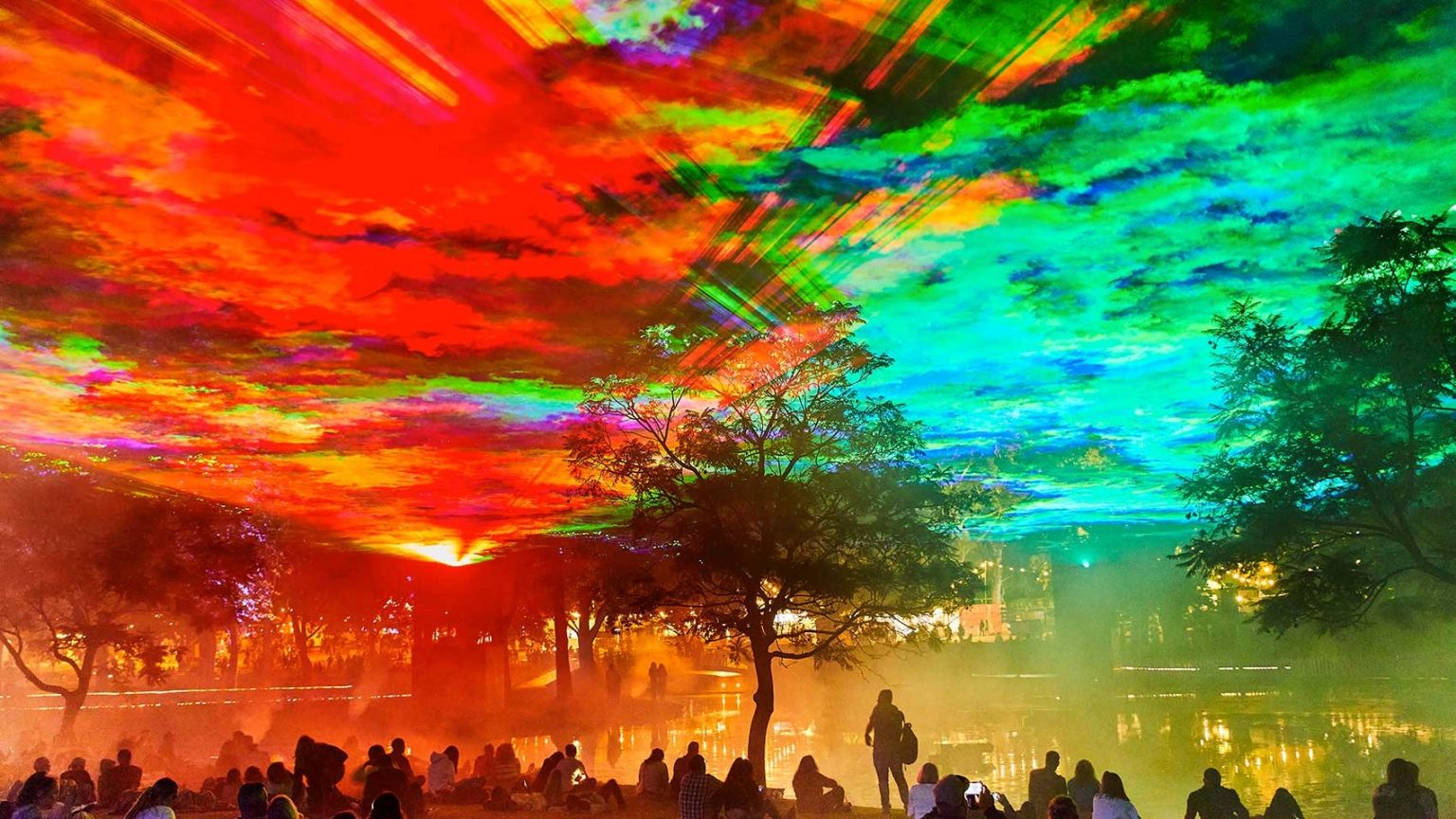 Largescale outdoor art installation "Borealis"by Swiss artist Dan Acher to be showcased at West