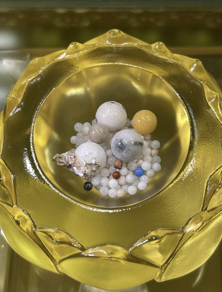 25 'Buddhist human pearls' left behind after cremation of late Chinese Buddhist monk Hsing Yun