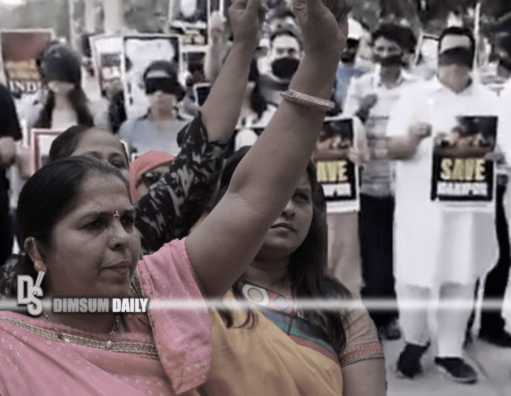Protesters demand justice for mob assault on women in India's Manipur ...