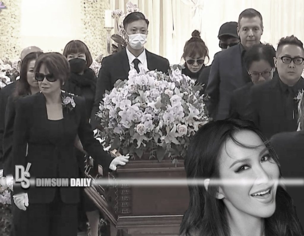 Funeral ceremony for CoCo Lee begins at 10.30am, with sisters in