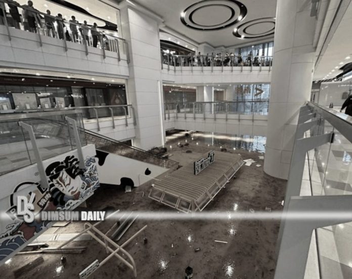 Wong Tai Sin District severely ravaged by Black Rainstorm Warning