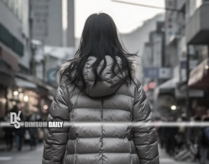 Chinese woman endures Hong Kong's winter chill, questions whether it's