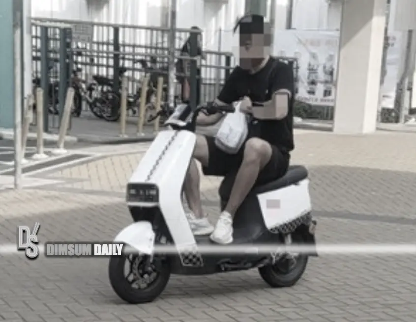 Police detain youth for multiple offences after riding electric scooter