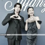 Fala Chen returns to Hong Kong to appear at Tiffany event alongside Korean actor Park Hyung-Sik