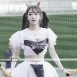 KIA Tigers cheerleader Lee Ju-Eun, 19, makes a splash in Taiwan with her viral “strikeout dance”