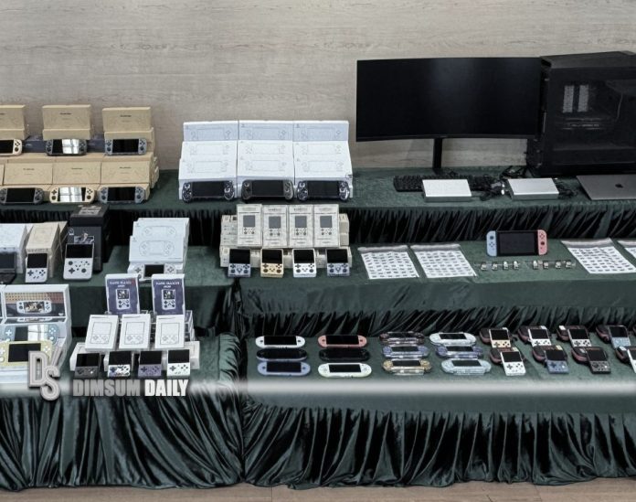 HK Customs Game consoles