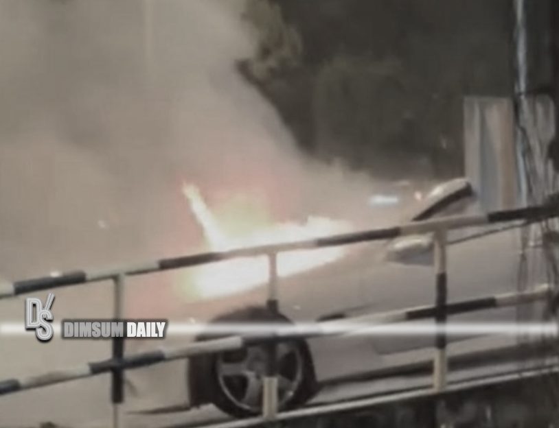 Vehicle fire erupts at Fairview Park in Yuen Long, no injuries reported ...
