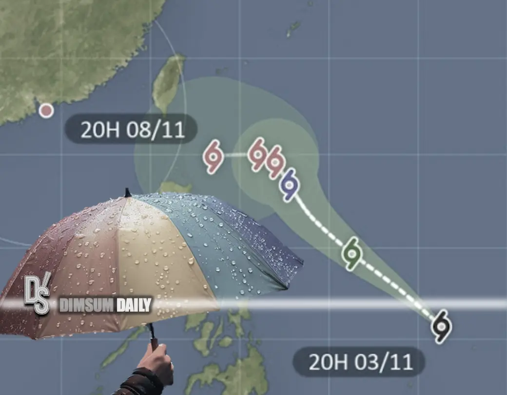 Tropical depression expected to strengthen into typhoon, approaching  1,000km east of Hong Kong by Friday
