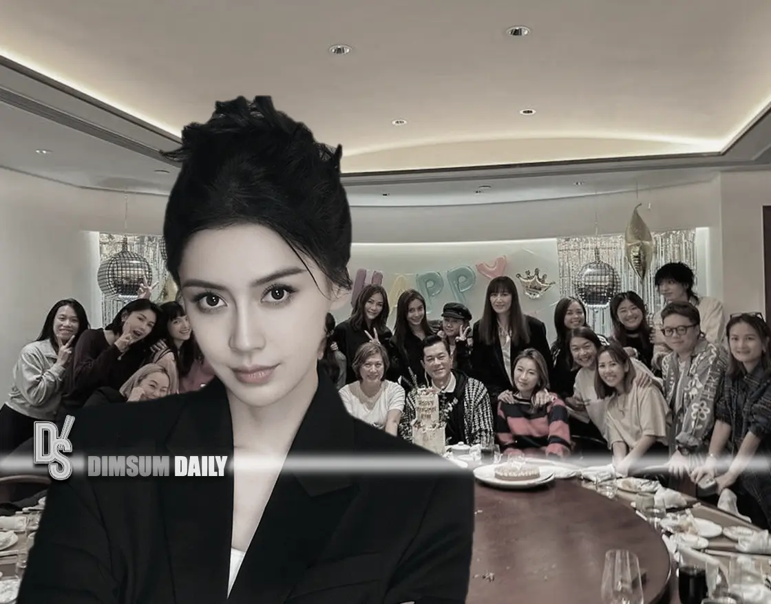 Angelababy celebrates birthday with manager Kim