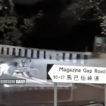 Cyclist falls after violating traffic rules in Mid-Levels incident