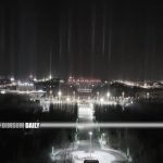 Rare “cold light pillars” phenomenon captivates Inner Mongolia