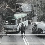 Collision in Repulse Bay involves minibus and private car, leaving three injured