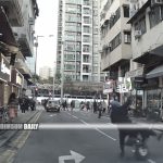 Electric bike mishap in Yuen Long captured on dashcam