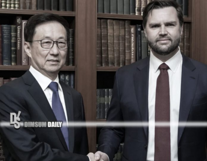 China's VicePresident Han Zheng meets U.S. officials ahead of Trump