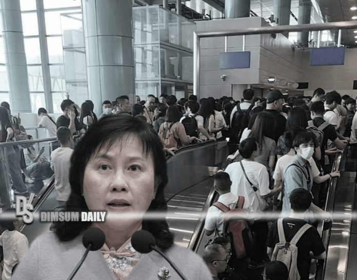 Mable Chan expresses concern over holiday crowds at Futian Port and MTR ...