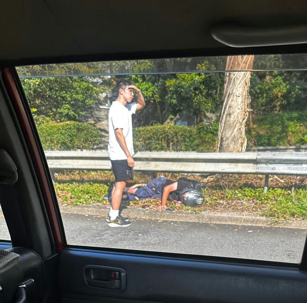 Motorcyclist injured in collision with private car on Clear Water Bay Road