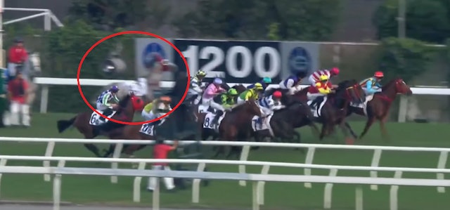 Sha Tin race void after rider unseated and loose horse runs against field