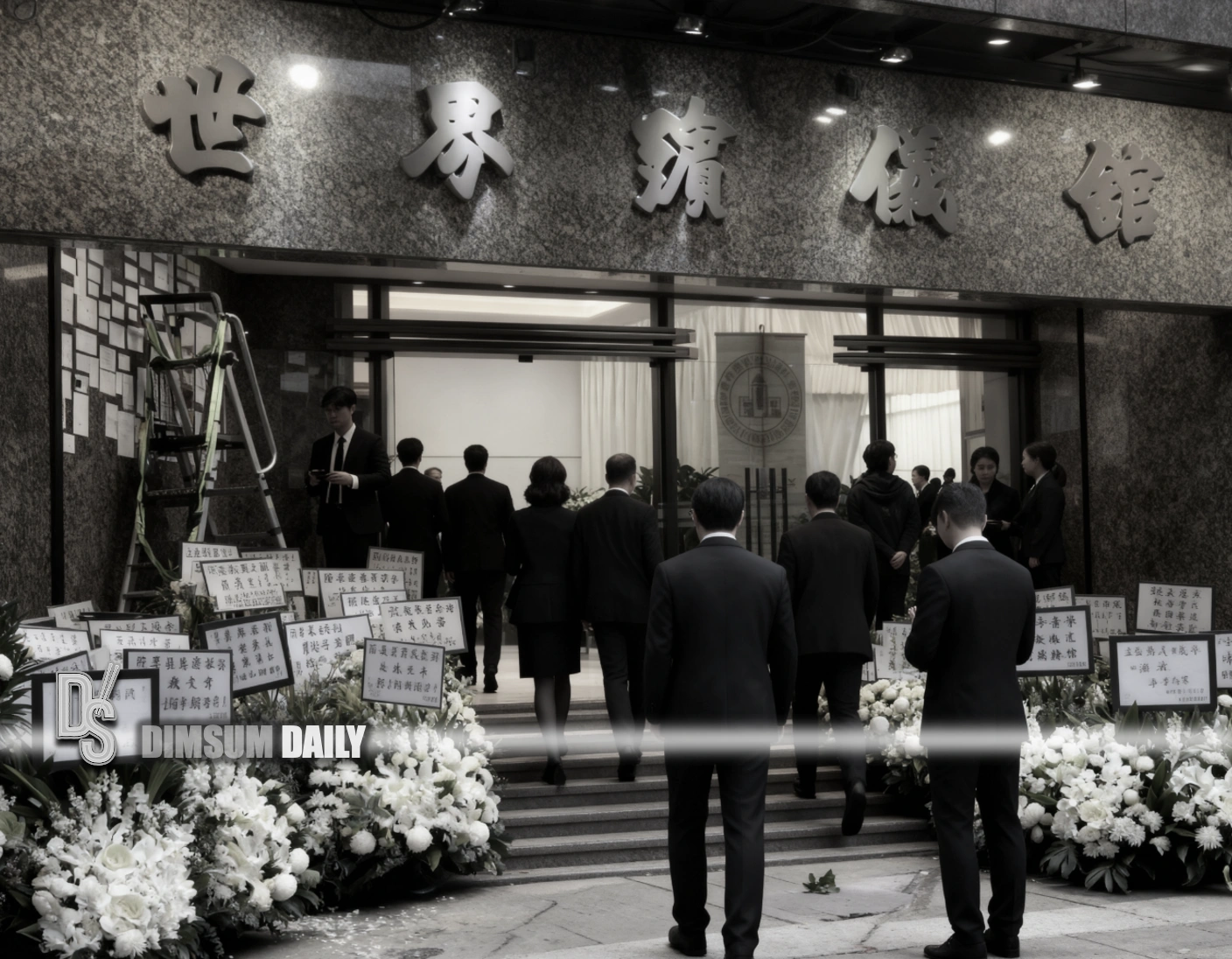 Fallen Wang Fuk Court firefighter honoured at vigil in Hung Hom Funeral