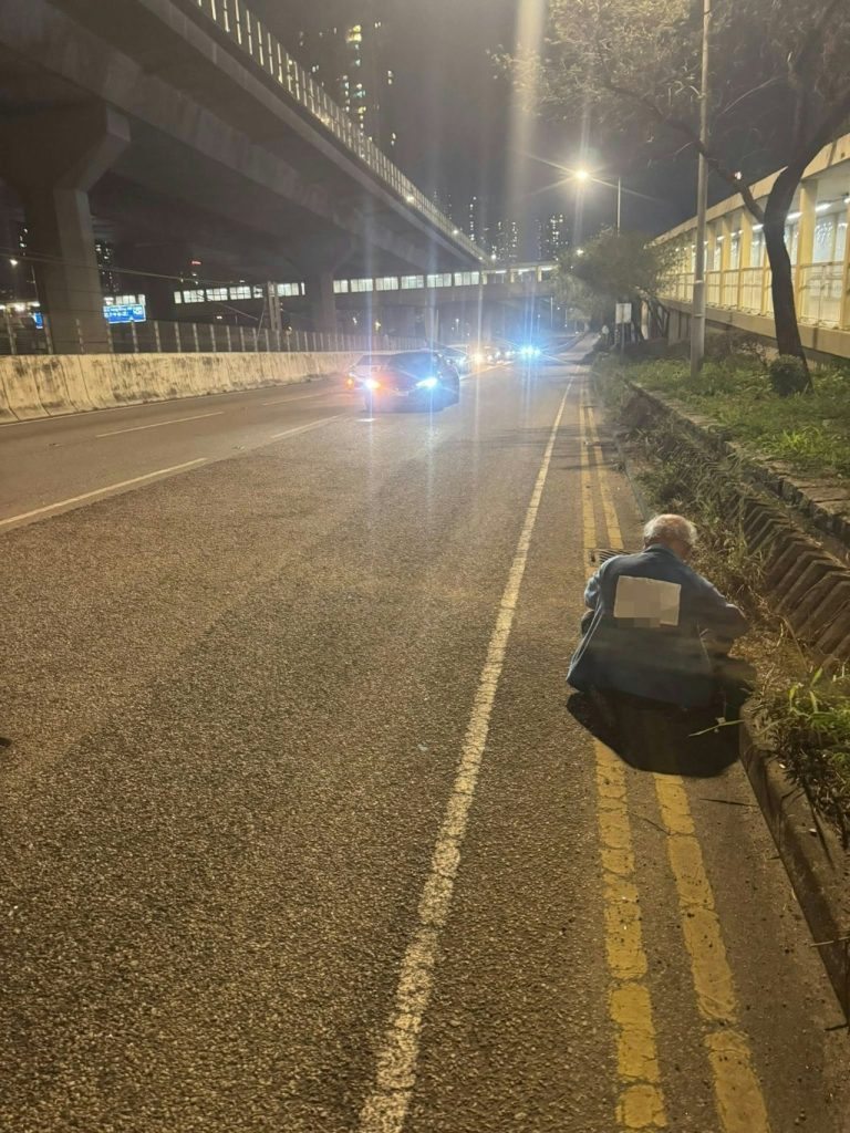 Lin Cheung Rd Elderly man found injured on Lin Cheung Road after wandering from care home