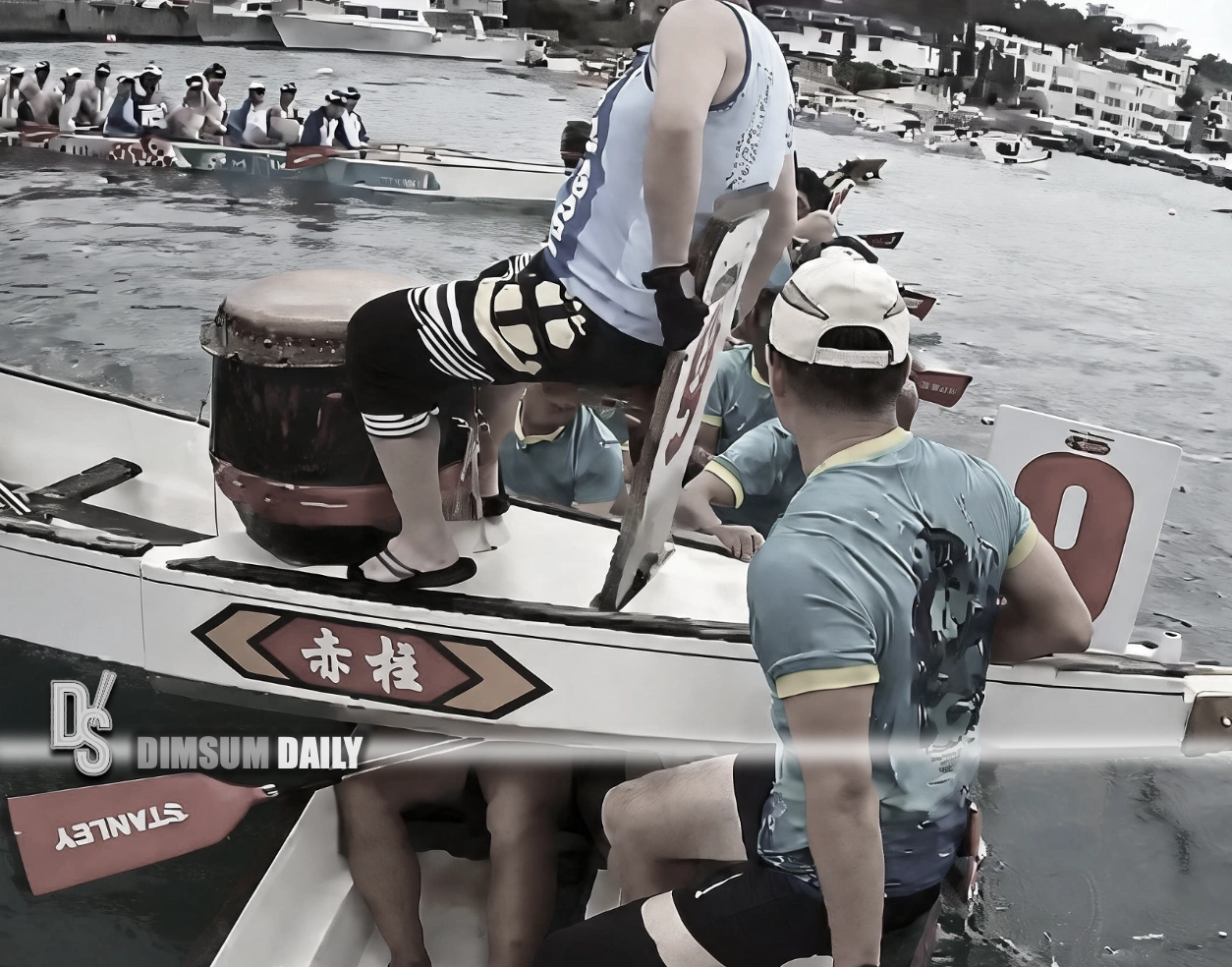 Stanley dragon boat crash on 19th June knocks paddler flat