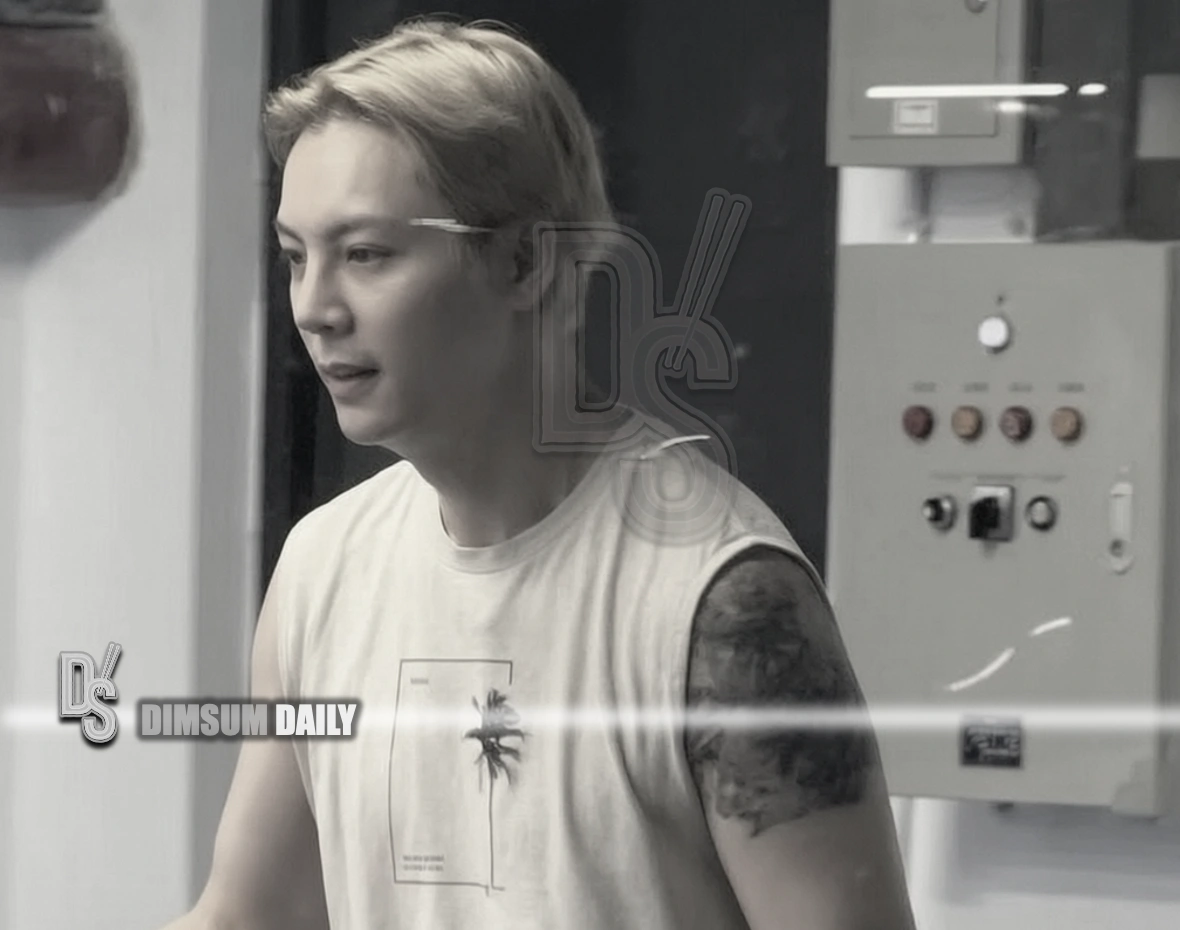 William Chan and Sui He spotted on family holiday with infant son after health scare