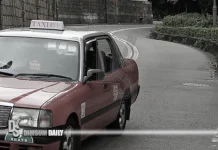 Taxi passenger collapses on Tai Po Tau Shui Wai Road