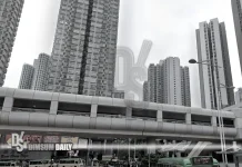 Pedestrian killed after refuse truck collision outside Metroplaza in Kwai Fong