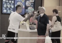 Tattooed man hurls abuse in Tseung Kwan O McDonald’s in Tseung Kwan O and claims triad links