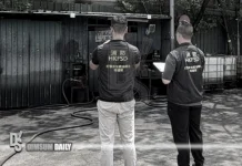 Two men arrested after 7,984 litres of diesel seized at illegal filling station in Yuen Long