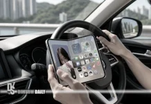 HK drivers warned as foldable phones breach in-car screen size limit