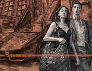The Lamborghini owner and the Chanel carrier chasing the same empty applause in Hong Kong
