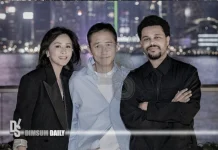 Pop star Weeknd dines with Tony Leung and Carina Lau