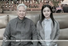 Sammo Hung family spotted in Hangzhou ancient town