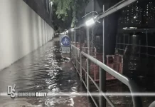 Astronomical high tide and northeast monsoon bring minor flooding to Sha Tin and Tai Po